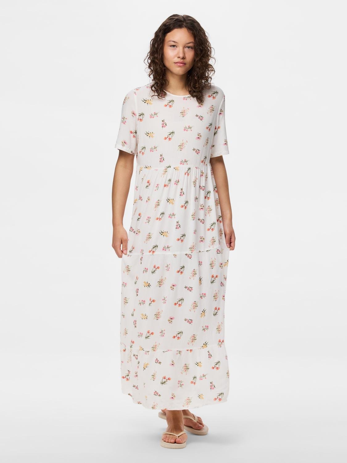 PCEVIE Long Dress - Bright White - VERO MODA & VILA Bergvik
